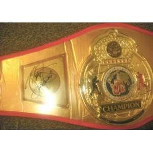  Manny Pacquiao Hand Signed Autographed Boxing Belt 