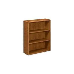  Hon 10700 Series 3 Shelf Bookcase in Medium Oak