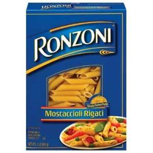 Ronzoni Mostaccioli Rigati Pasta 16 oz Grocery & Gourmet Food
