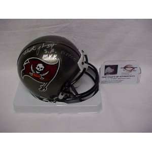 Dexter Jackson Autographed Tampa Bay Buccaneers Mini Football Helmet w 