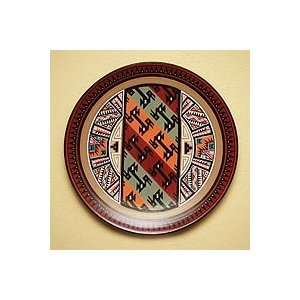  NOVICA Cuzco decorative ceramic plate, Moche Birds Home 