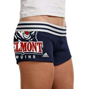   Ladies Navy Blue Cheeky Rollover Shorts (Small)