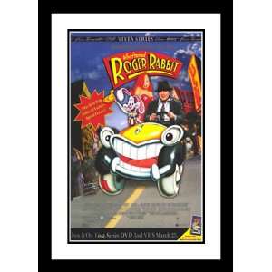   Roger Rabbit 20x26 Framed and Double Matted Movie Poster   C Home