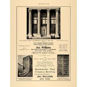  1904 Ad Williams Knickerbocker Trust Mead White Column 