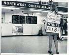 1970 detroit michigan metro airport northwest orient airlines strike 