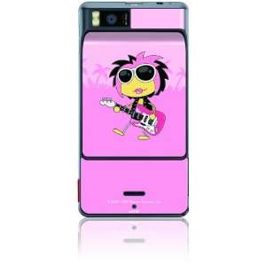   Protective Skin for DROID X   RockStar Girl: Cell Phones & Accessories
