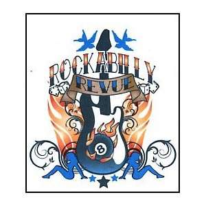  Rockabilly Revue Temporaray Tattoo: Toys & Games