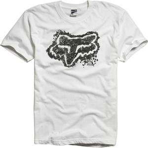  Fox Racing Metal Shop T Shirt   Large/White: Automotive