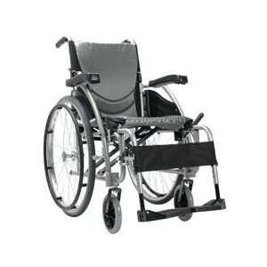   Comfort Ergonomic Wheelchair S 115Q   Red Rose, Elevating Legrest, 16
