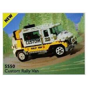  Lego Model Team Custom Rally Van 5550: Toys & Games