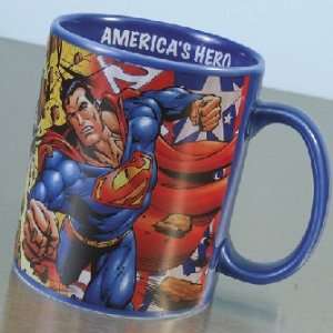  Superman Comic Book 18 Oz Coffee Mug *Sale* Sports 