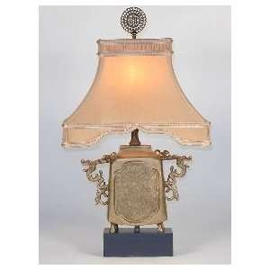  Chelsea House Small Ming Temple Urn Table Lamp: Home 