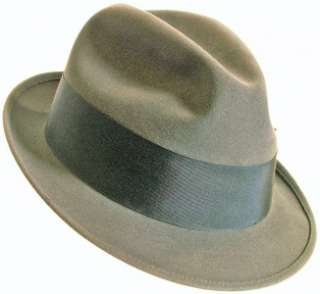 MAD MEN era fedora vintage 1960s DOBBS gray felt hat 7  