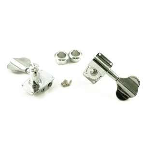  DELUXE BASS TUNERS 4 IN LINE CHROME Musical Instruments