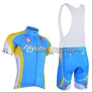  2011 the hot new model Astana short sleeve jersey suit 
