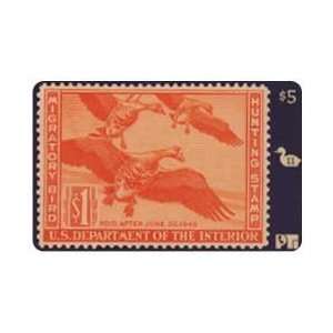  Collectible Phone Card Duck Hunting Stamp Card #11 Void 