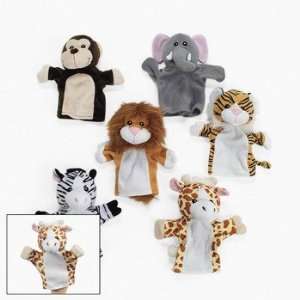    12 Animal Hand Puppets   Novelty Toys & Plush: Toys & Games