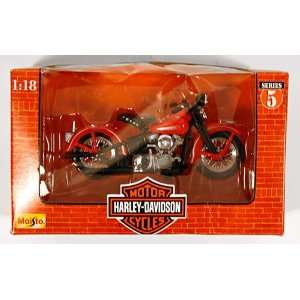  Harley Davidson Motor Cycles 1948 FL Panhead 118 Scale 