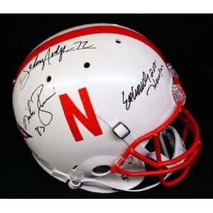 Nebraska Heisman Winners Signed Full Size Helmet Jsa   Autographed 