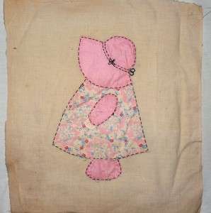 Sunbonnet Sue - Free Patterns for Quilts &amp; Applique