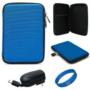 Resistant Nylon Protective Cube Carrying Case Kindle Fire 7 inch Multi 