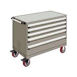  5 Drawer Heavy Duty Mobile Cabinet   48Wx27Dx37 1/2H 