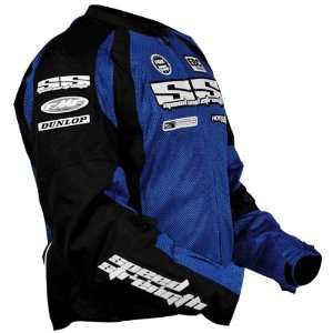 Speed and Strength Mens Blue Moment of Truth SP Mesh Jacket   Color 