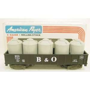  AF 4 9301 B&O Gondola w/canisters MT/Box Toys & Games