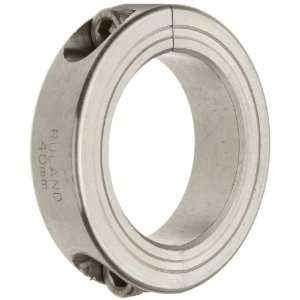 Ruland MSP 20 ST Two Piece Clamping Shaft Collar, 316 Stainless Steel 