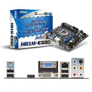  MSI, MSI mATX Intel H61 2DDR3 (Catalog Category Motherboards 