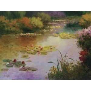  Water Lillies in Giverny Finest LAMINATED Print Karen 