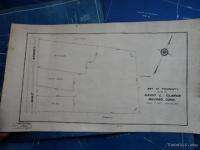 Milford Connecticut Hand Drawn Manuscript Map Lot 1917  