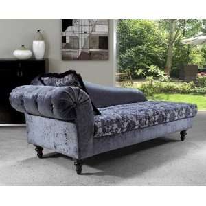  Vig Furniture Metropolitan Gray Fabric Chaise With 