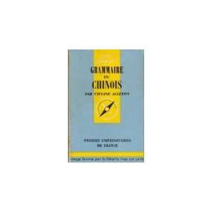    Grammaire du chinois (9782130360650) Viviane Alleton Books