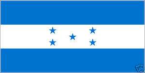 Honduras Honduran Flag T Shirt 8 Sizes 3 Colors  
