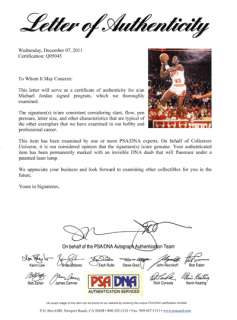 Michael Jordan Autographed Signed Vintage Hoop Magazine PSA/DNA 