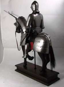 Gothic Medieval Suit of Armor With Horse  