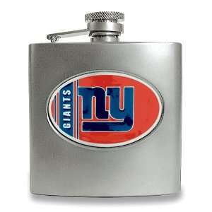  New York Giants Stainless Steel Hip Flask Jewelry