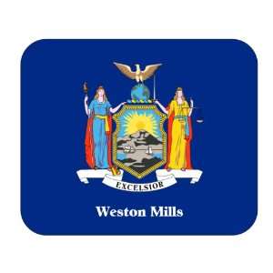  US State Flag   Weston Mills, New York (NY) Mouse Pad 