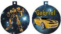 Personalized Merry Christmas Ornament Transformers Bumblebee tree 