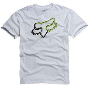  Fox Racing Ink Covered T Shirt   Small/White Automotive