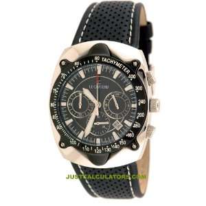  Le Chateau Mens Sports Leather Band Chronograph Watch 