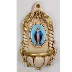 Holy Water Font, St. Mary, Miraculous Medal