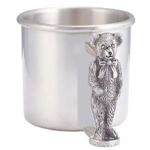 Woodbury Pewter Teddy Bear Cup   5 oz.