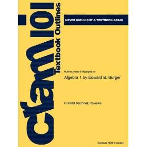  Studyguide for Algebra 1 by Edward B. Burger, ISBN 