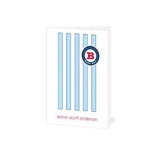   You Cards   Baseball Stripes By Fine Moments