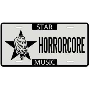  New  I Am A Horrorcore Star   License Plate Music