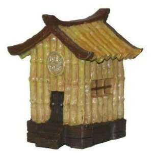 Resin Ornament   Aqua Kritters Ii Bamboo Hut  Kitchen 
