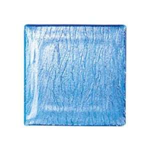  Minerali Colors Square Blue Brunch Plate   9 7/8 Square 