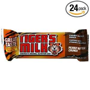  Tiger Milk Bar, Peanut Butter Crunch, 1.2 Ounce Unit (Pack 